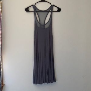 Silence and noise mesh racer back dress